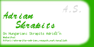 adrian skrapits business card